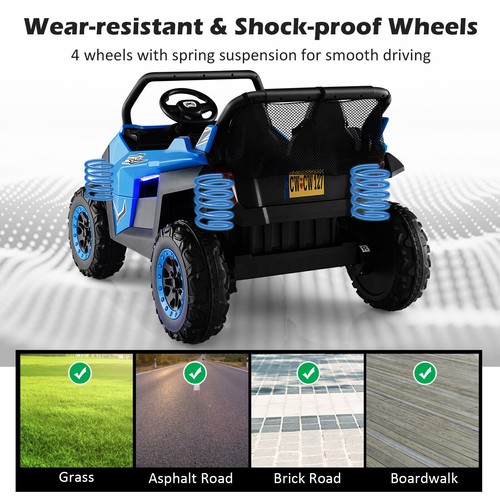 Kids powered ride car - on,