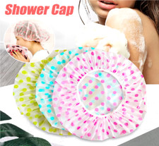 Shower Caps Reusable for Women, Waterproof, Shower Hat ( 3 Colours in a Pack )