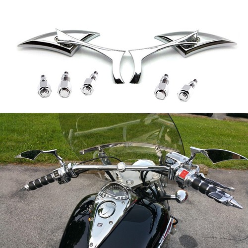 Chrome motorcycle rearview - motorcycle,