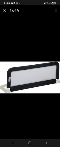 Portable bed rail dark grey - portable,