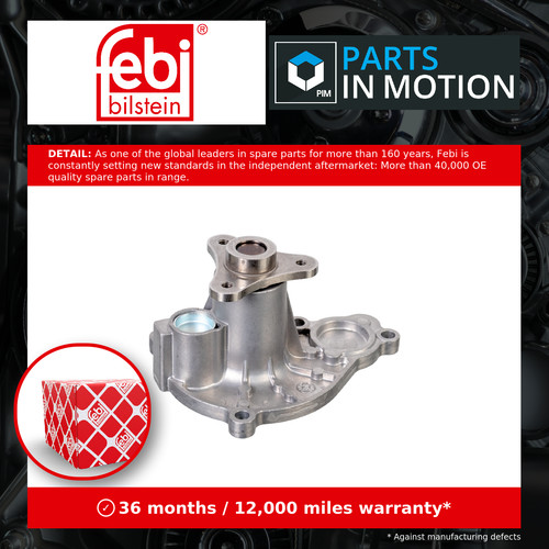 Water pump 175484 febi coolant - 175484,
