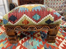 Afghan Mazar Kilim Camel Wool