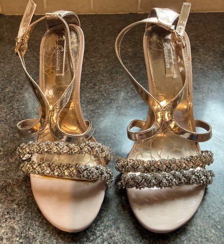 Gold cream diamanté occasion - gold/cream,