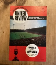 Football Programme MAN UTD v