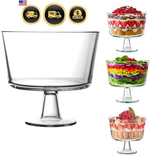 Glass trifle bowl - bowl, with