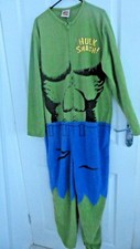 Men's Marvel INCREDIBLE HULK  All in one sleepsuit, 0nesie,  Pyjamas, Size Small