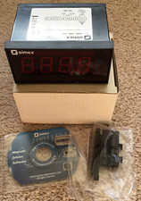 Simex LED 4-Digital Panel-Mount Multi-Function Meter, 45mm x 91mm w. RS485 Comms