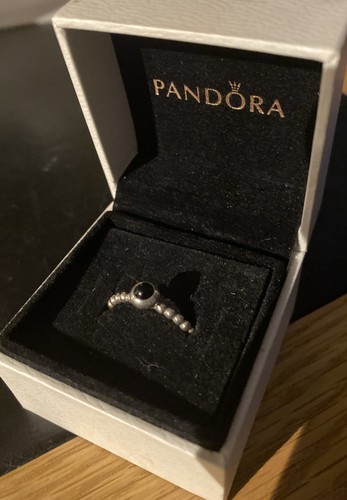 Pandora silver black onyx - &,