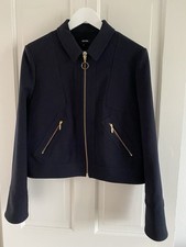 Me+Em Navy Cropped Statement