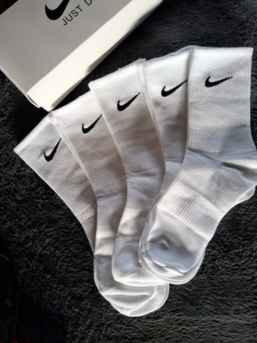 Boxed nike white crew socks