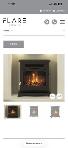 Modern electric stove matt - stove,