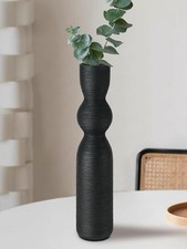 Black Tall Vase, 15 Inch