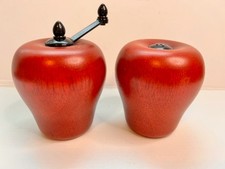 Red Apple Salt Shaker & Pepper
