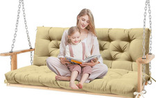 Waterproof Patio Porch Swing Cushion for Outdoor Furniture (Swing not included)