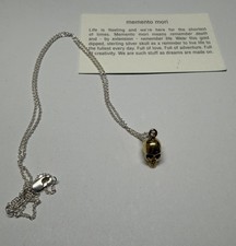 Memento Mori Gold Dipped Skull