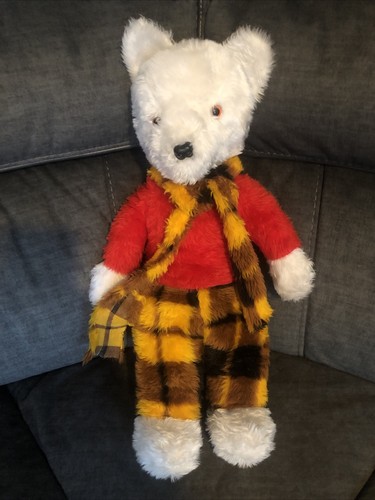 Vintage rupert bear soft toy - bear,