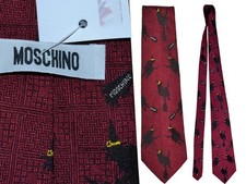 MOSCHINO Tie Man Tweed 100%