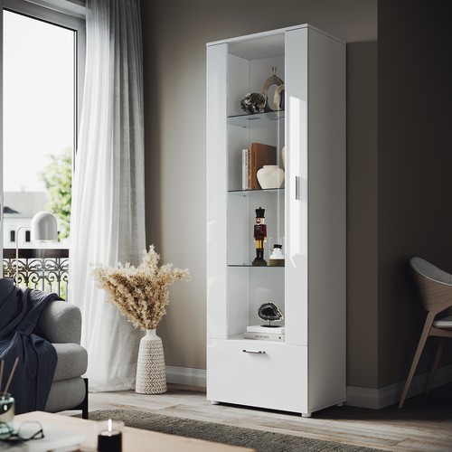 High gloss tall display - high,