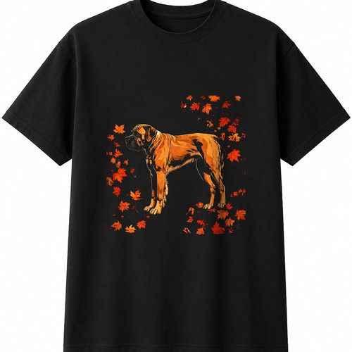 Mastiff autumn dog - in, lover