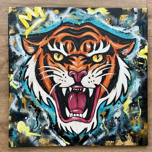 Tiger original acrylic - tiger,