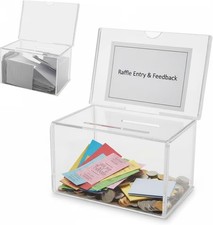 Clear Acrylic Ballot Box With