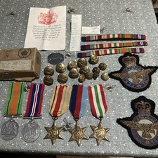 WW2 ROYAL AIR FORCE MEDAL GROUP L.A.C RC Greenfield 1199142