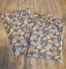 Liberty Of London Vintage Curtain PAIR of  'Clementina' Hand Made Floor 78" Long