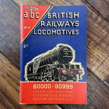Ian Allan ABC British Railways Locomotives Steam Locomotives Eastern & N.E. Etc