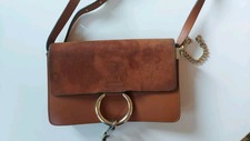 Chloe Faye Shoulder Bag Brown