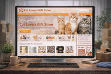 CAT LOVERS GIFT STORE •