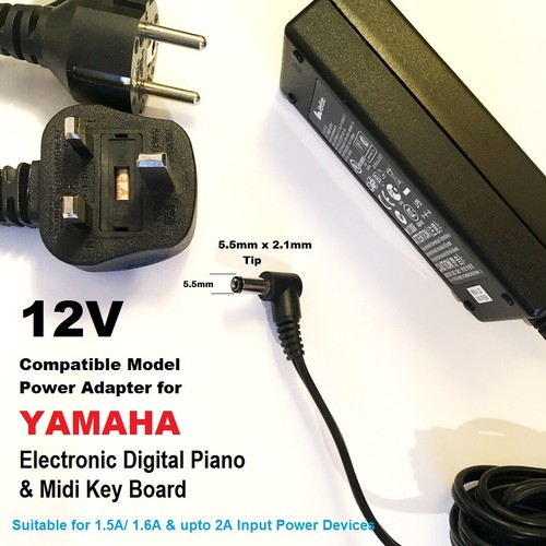 12v power adapter for yamaha - 12v,