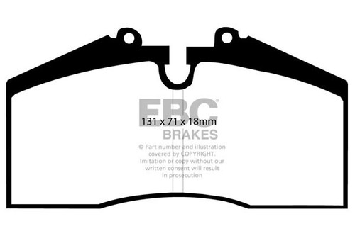 Ebc bluestuff front - front, pads
