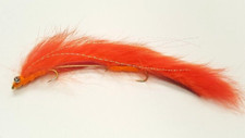 3 X TWIN HOOK HOT ORANGE SNAKE