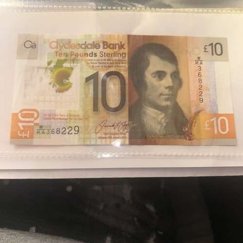 Clydesdale bank ten pound note - clydesdale,