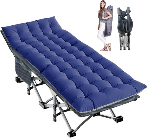 Extra wide folding camping - extra, cot