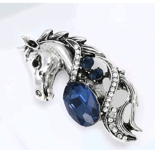 1pc vintage horse - head, brooch