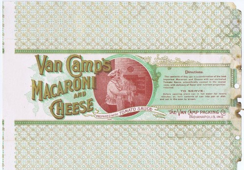 Van camp macaroni cheese - van,