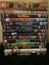 Individual martial arts kung-fu dvds Bruce Lee Jet Li Jackie Chan