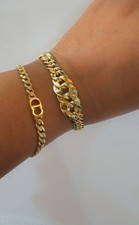 18ct Solid Gold Braclets–