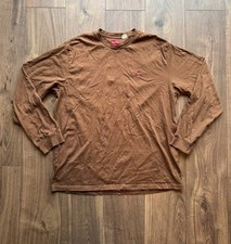Supreme Box Logo Tee - Brown