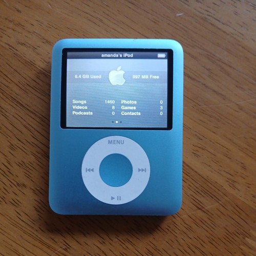 Ipod nano 3rd generation - generation, 8gb