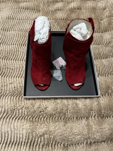 Karen millen red - suede, peep