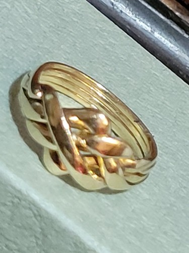 Solid gold piece puzzle - ct,