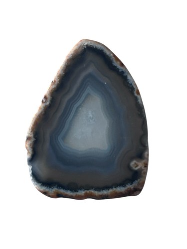 Teal blue green agate geode - blue,