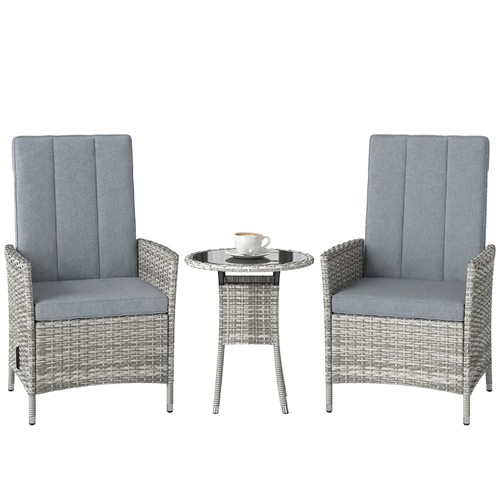 Outsunny rattan bistro - outsunny, set