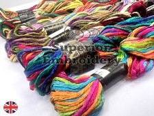 10 Embroidery Silk Thread