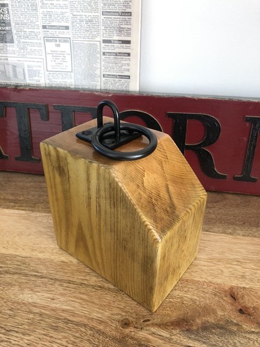 Wooden door stop - wedge, style