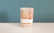 Gozo Art Glass Small White, Tan And Pinkish Tone