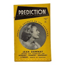 Prediction Magazine March 1957 Astrology Palmistry Occult Sciences Vintage