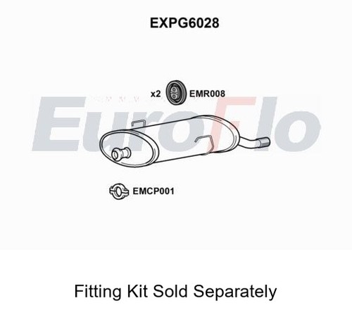 Rear muffler silencer - muffler,